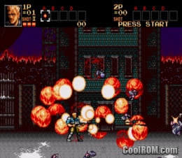 SEGA GENESIS CONTRA HARD CORPS 紙箱版-